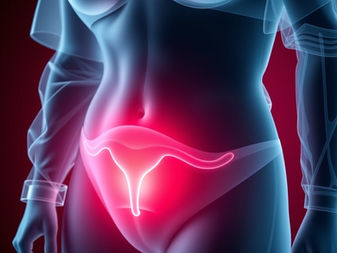 AI generated representation of ovarian cancer