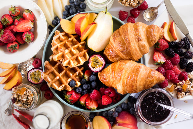 How-to style the perfect breakfast grazing table