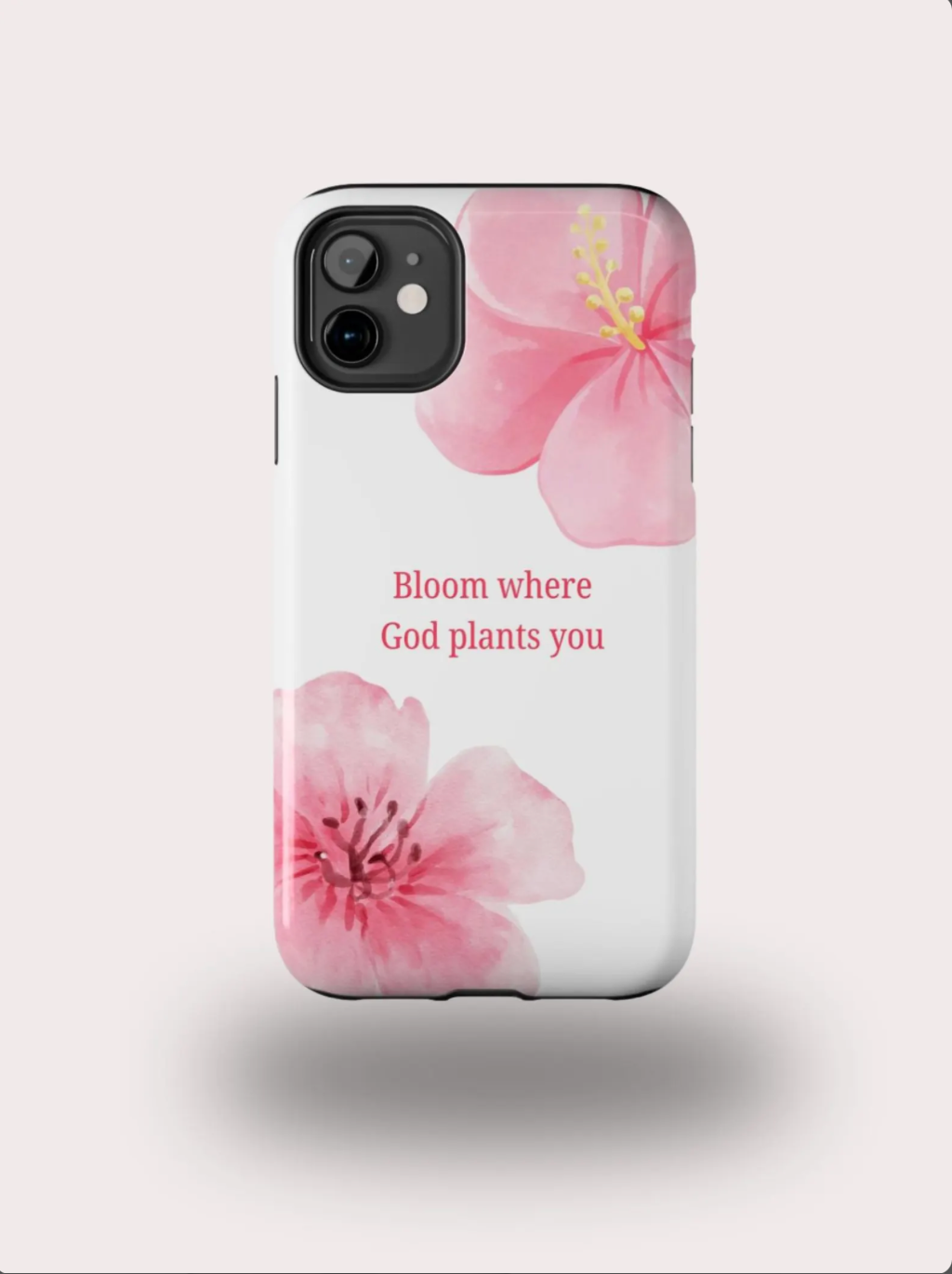 Bloom Where God Plants You | Hibiscus Floral