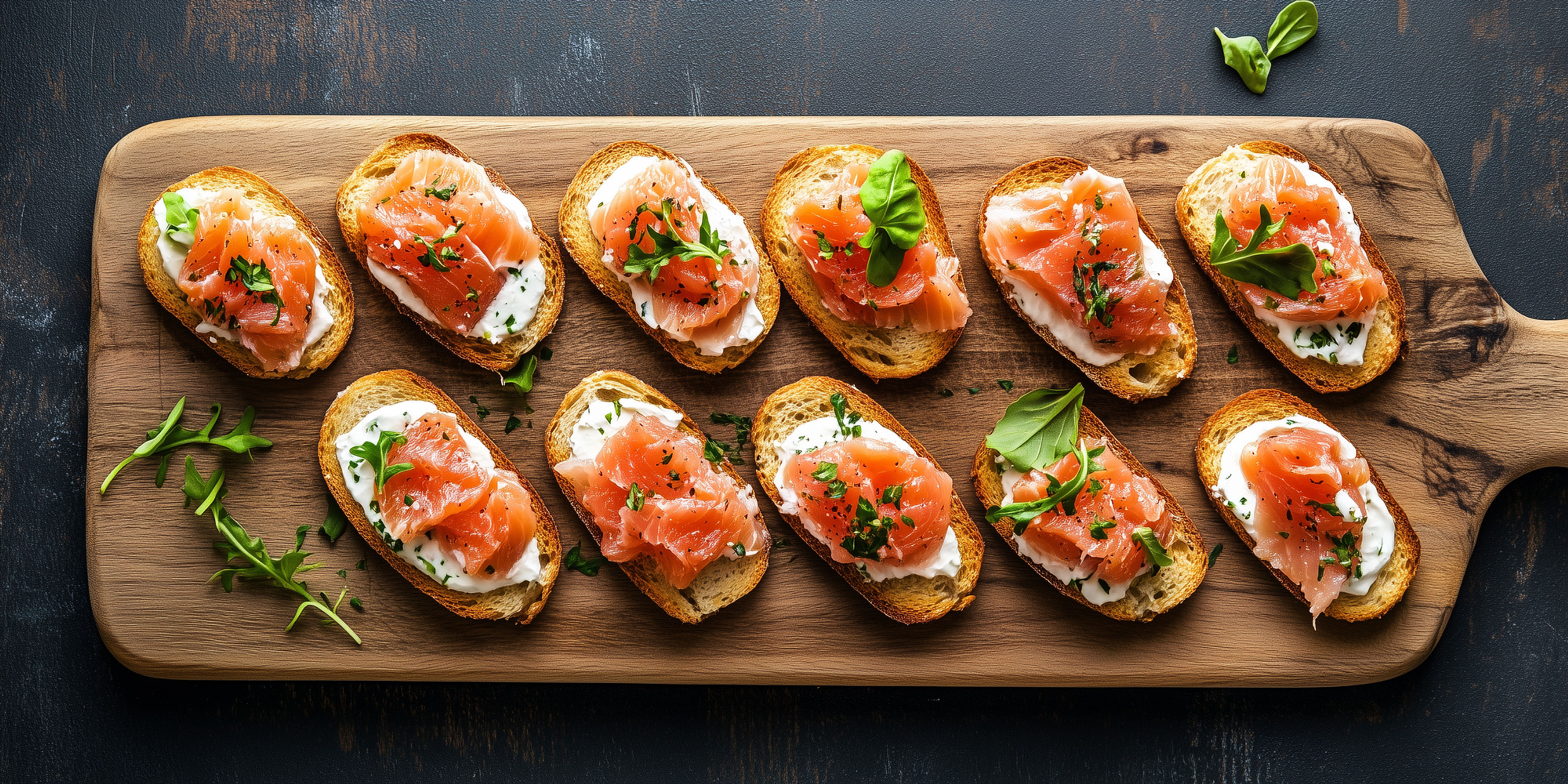 Smoked Salmon Crostini