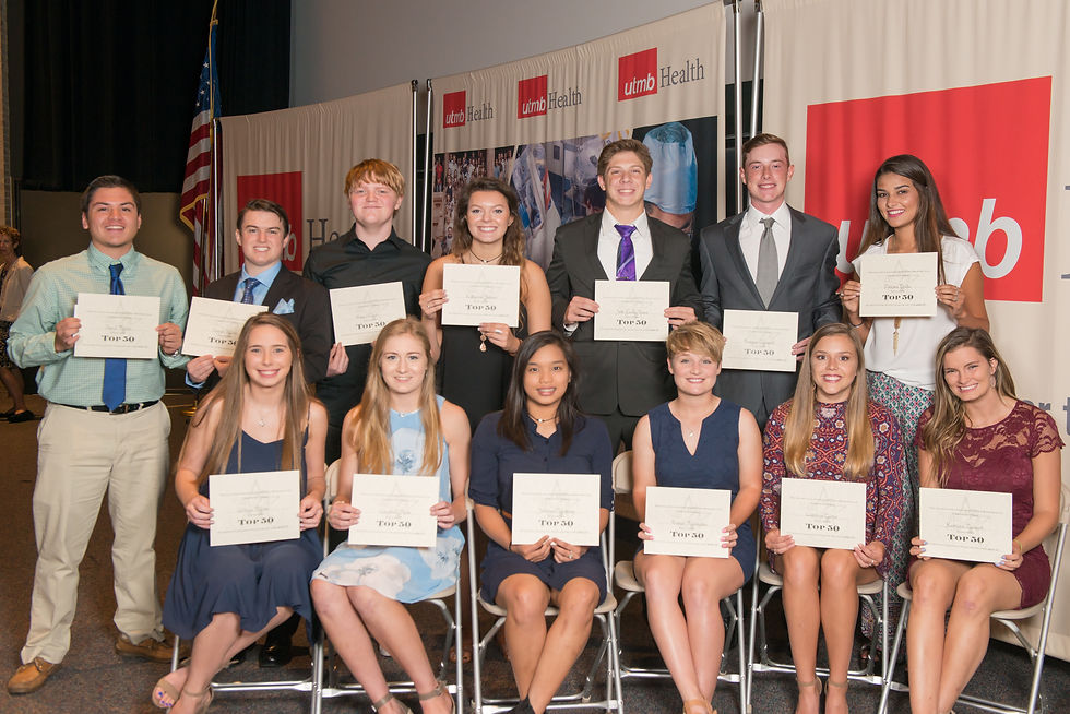 Ball High and O'Connell Scholarship winners