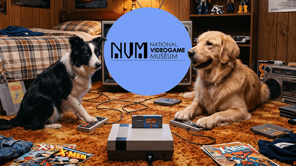 Dog Adoption Event at the National Videogame Musem