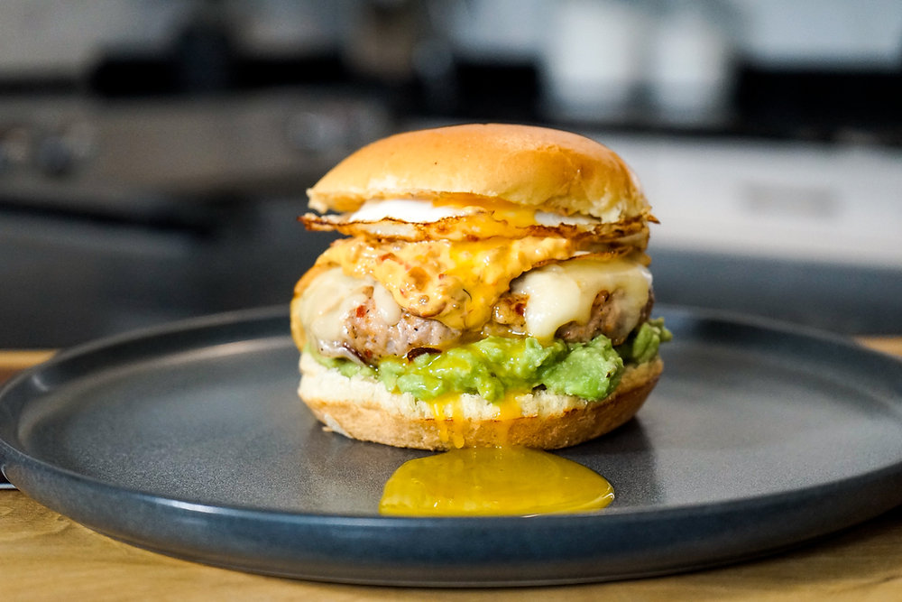 Sausage Breakfast Burger