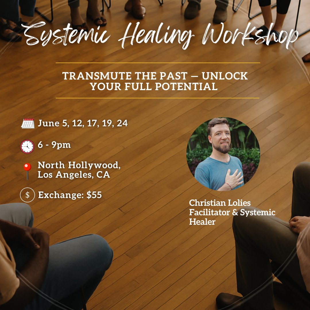 In-Person Systemic Healing Workshop with Christian Lolies | Systemic Lens