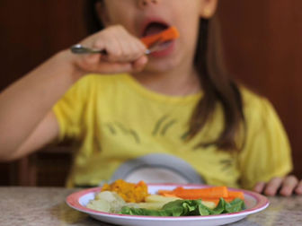 Prato de alimentos saudáveis