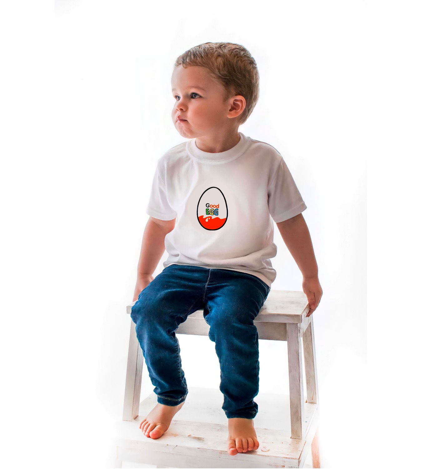 Good Egg Kinder Inspired suit/top