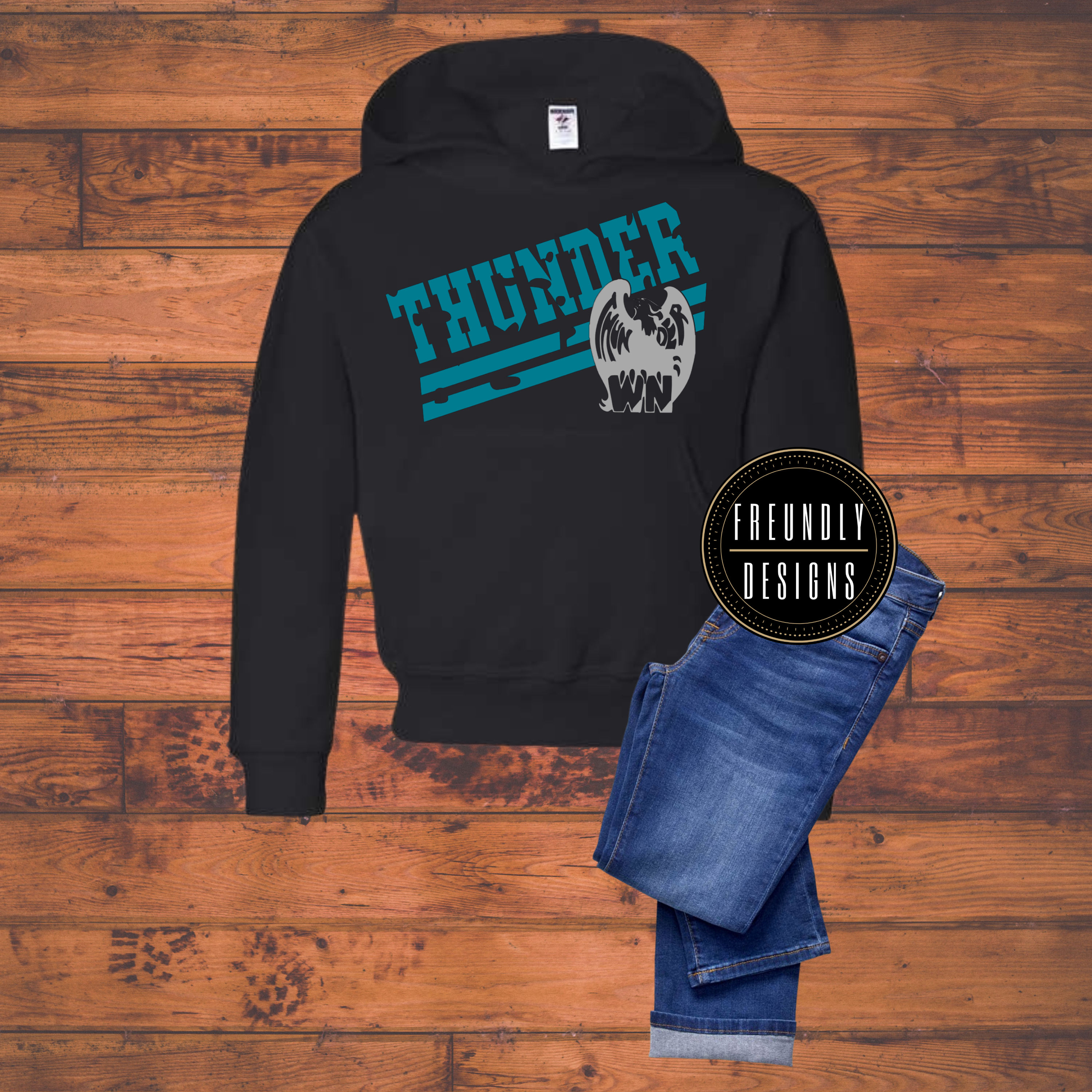 Thunder Distressed Glitter