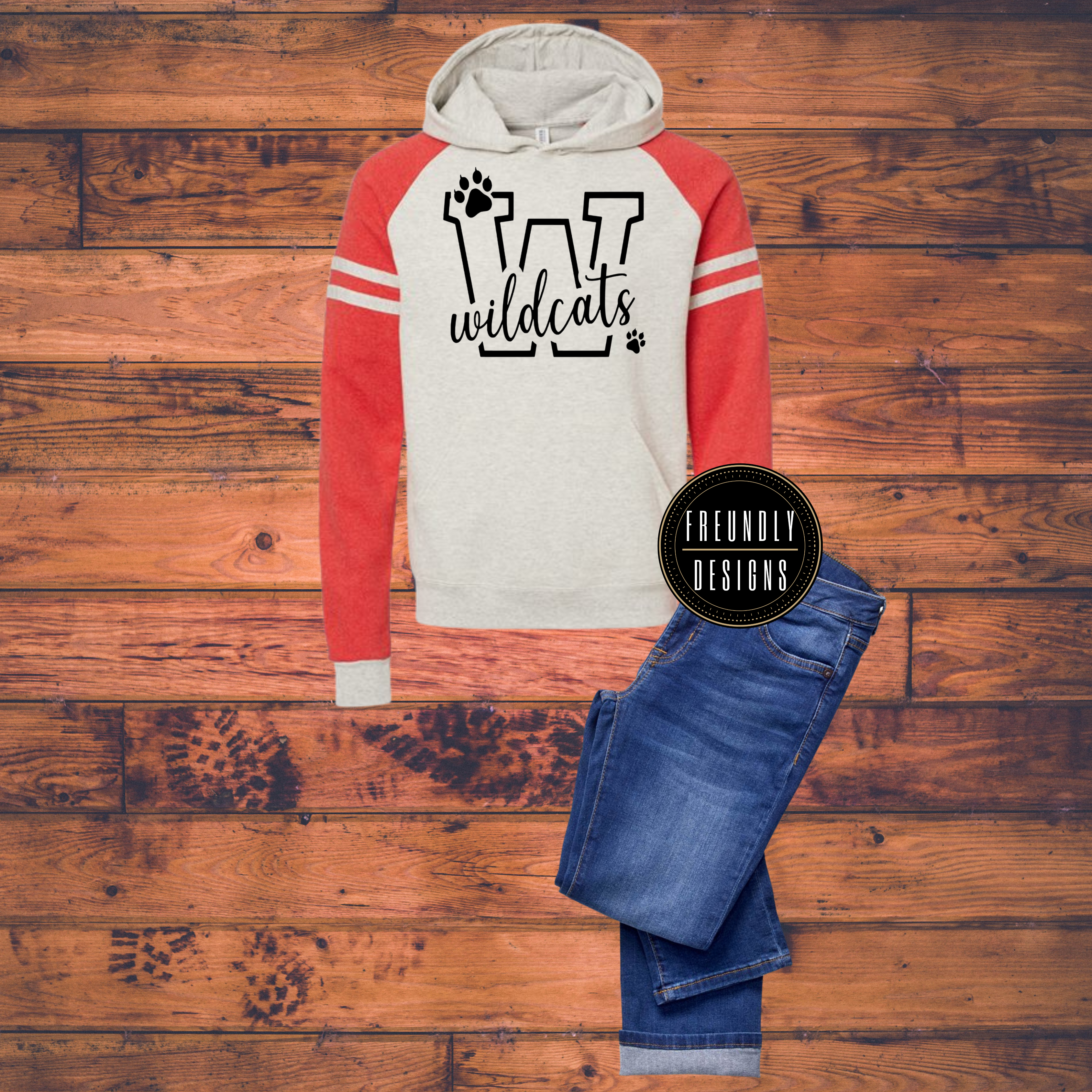 Wildcats Raglan Hoodie