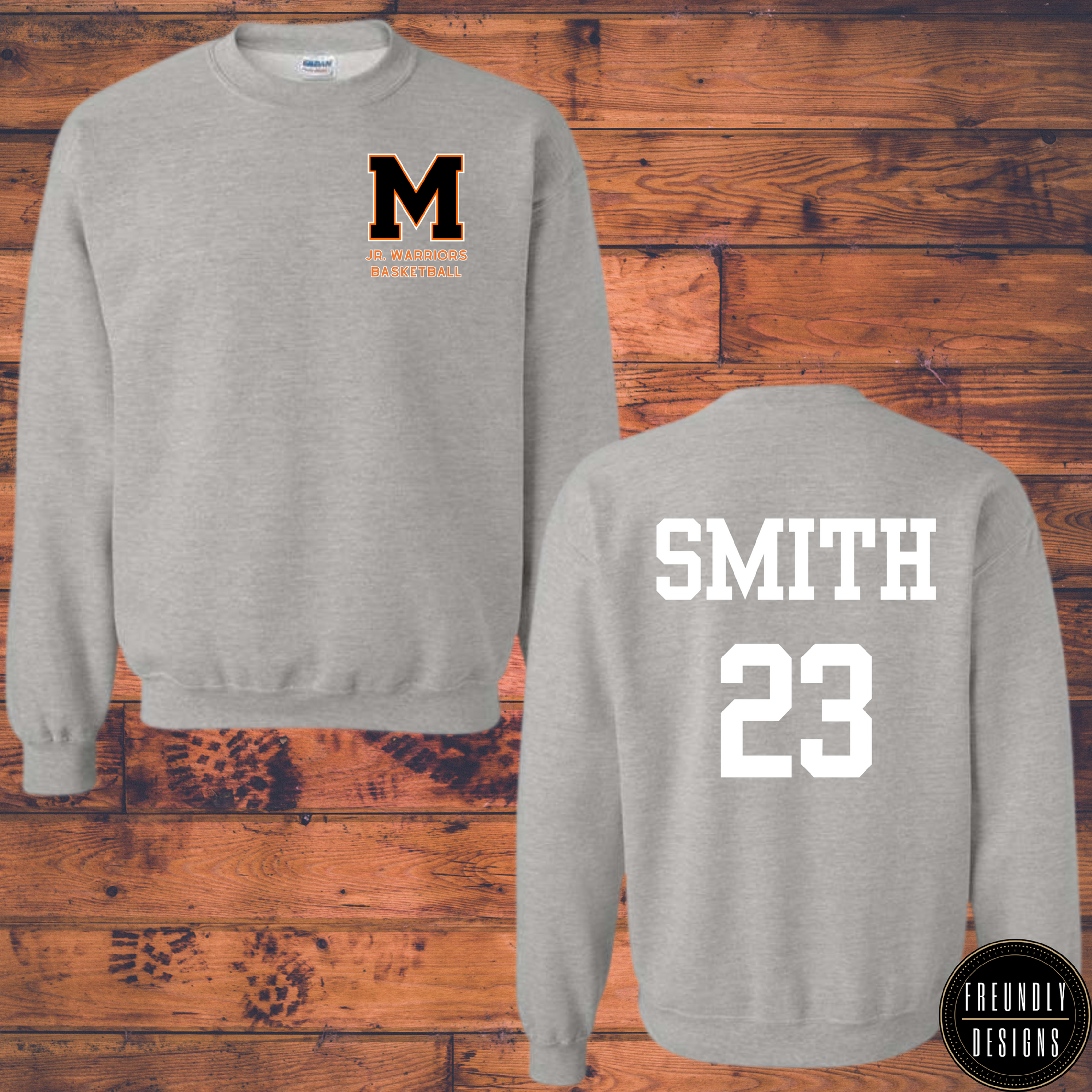 MJW Logo Basketball Sweatshirt