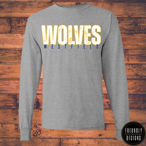 Wolves Westfield Distressed | Freundly Designs