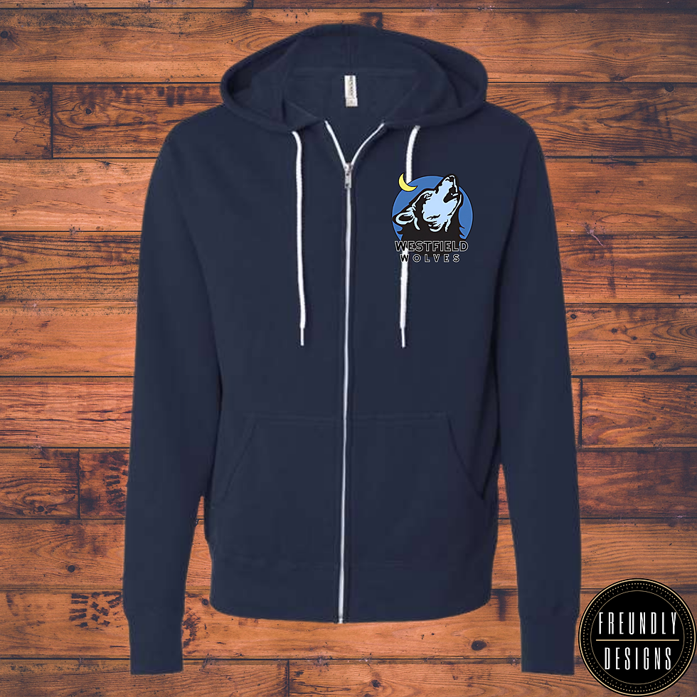 Westfield Wolves Unisex Zip-Up