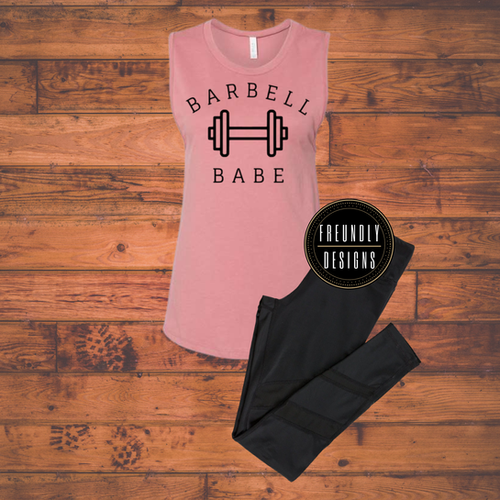 Barbell Babe Tank Freundly Designs