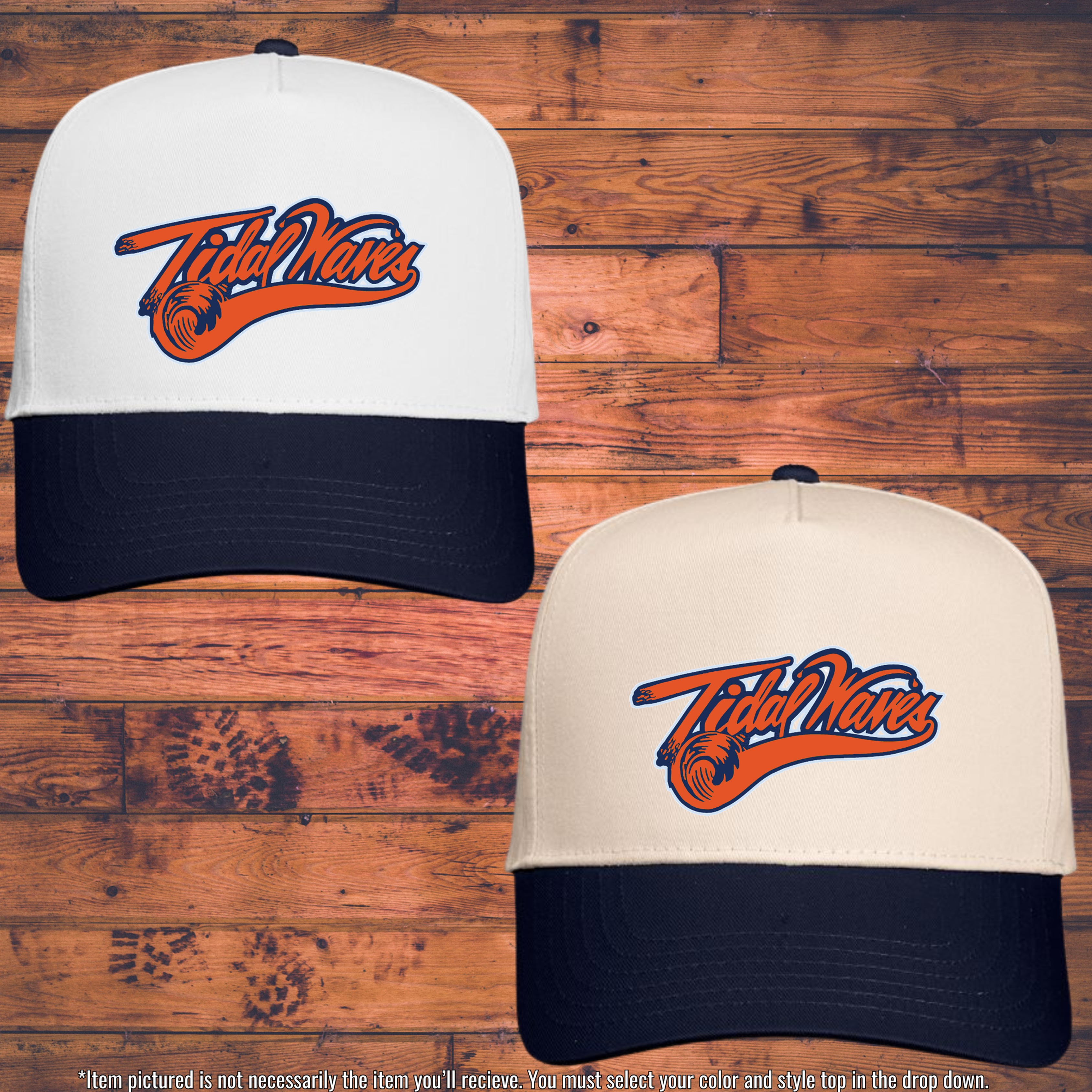 Tidal Waves Five-Panel Twill Cap