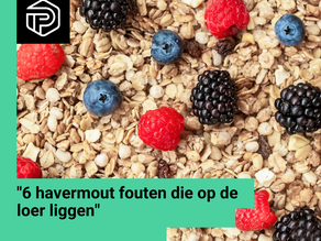 6 havermout fouten die op de loer liggen