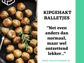Kipgehaktballetjes