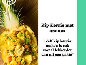 Kip kerrie met ananas