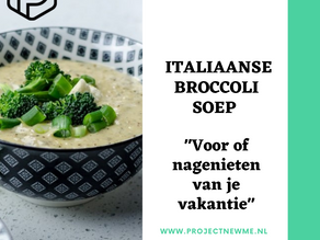 Italiaanse broccolisoep