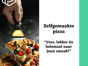Zelfgemaakte pizza
