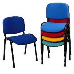 SILLA DE VISITA  ISO APILABLE