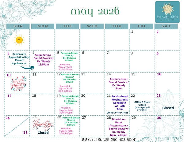 Purple White Pretty Flowers Simple Modern April 2023 Monthly Calendar (35).png