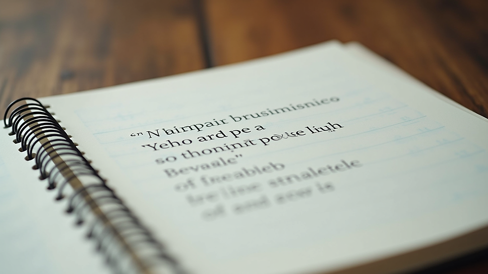 Close-up view of a notebook with English expressions and translations