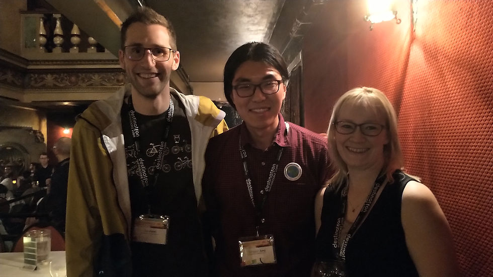 Dongyun with supervisors old and new!