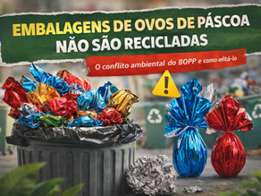 Embalagens de ovos de Páscoa não são recicladas: entenda o impacto e o que fazer