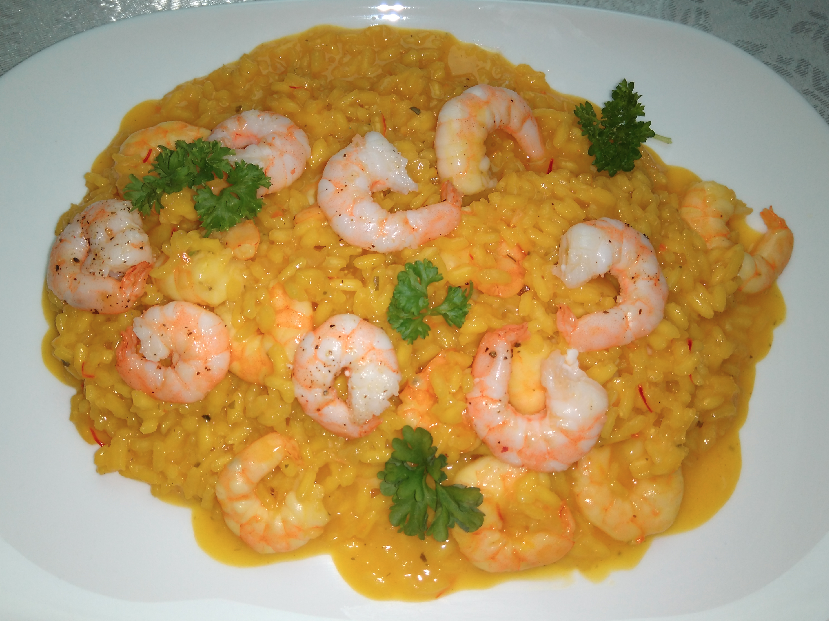 RISOTTO CON CAMARONES