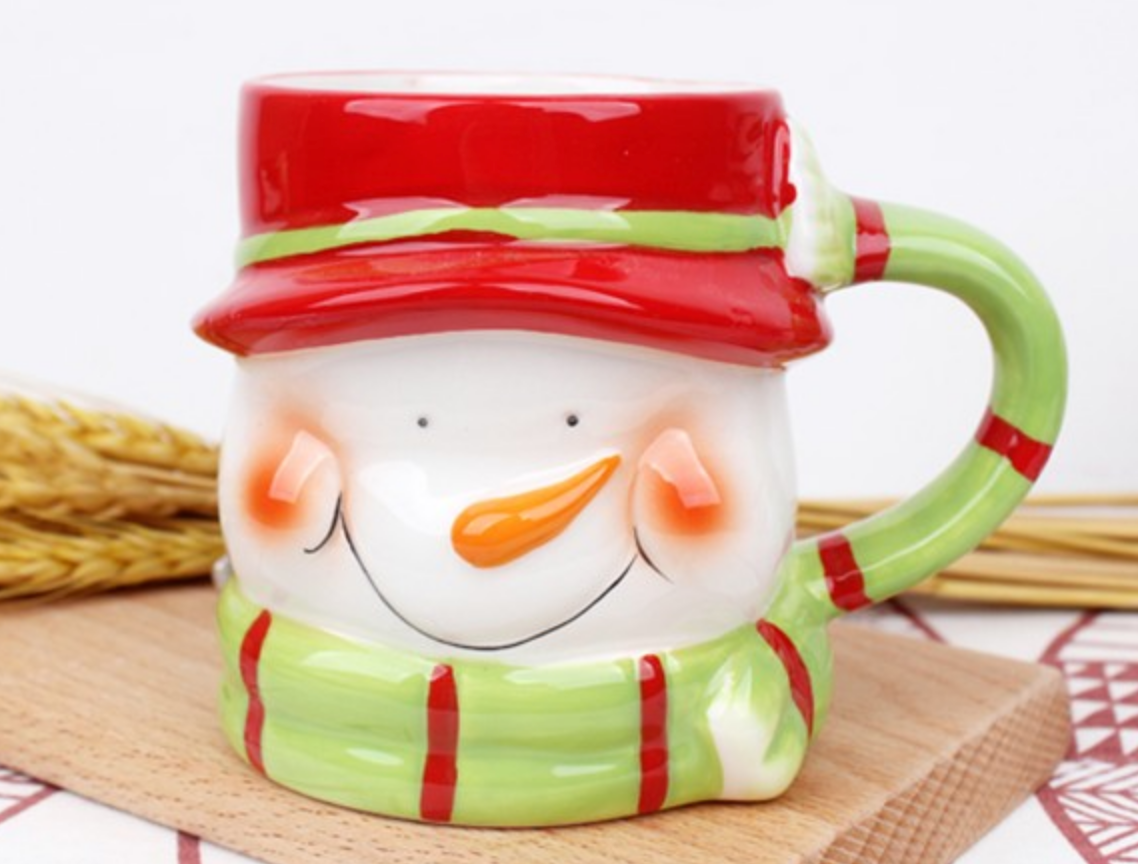 Snowman Christmas Ceramic Mug