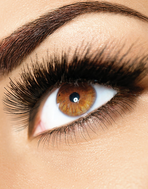 Braune Augen