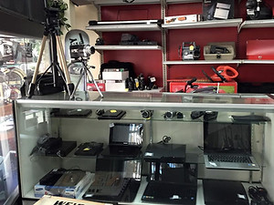 We have all kinds of electronics from laptops,microphones, and cameras.