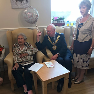 Kath's 103rd Birthday & Mayor's visit