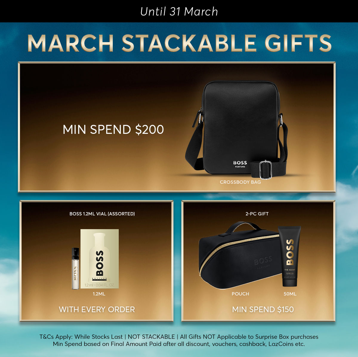 BOSS The Collection Courageous Rose Eau De Parfum Intense For Men 100ml - Rose