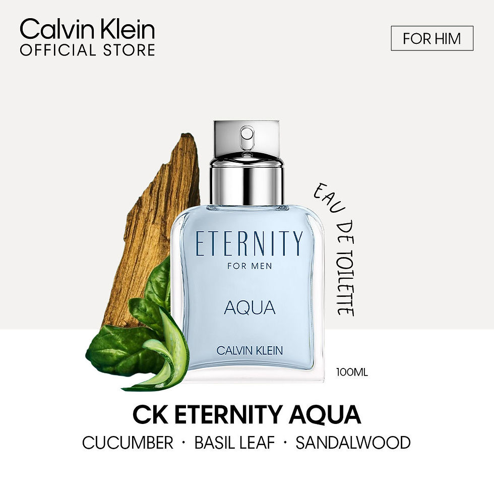 Calvin Klein Eternity Aqua For Him Eau de Toilette 100 ML - EDT For Him (Male P