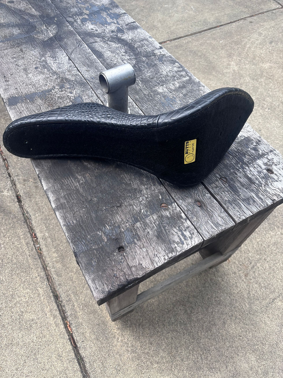 Thumbnail: Black Croc Leather