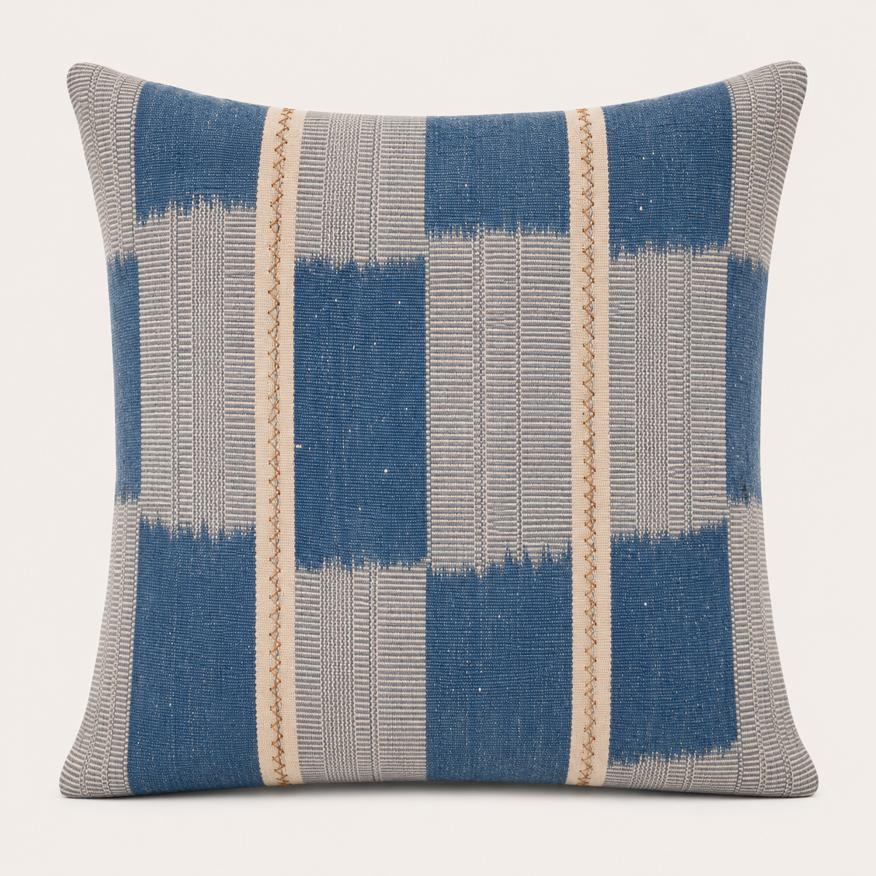 Vintage Baule Textile Cushion | Ivory Coast