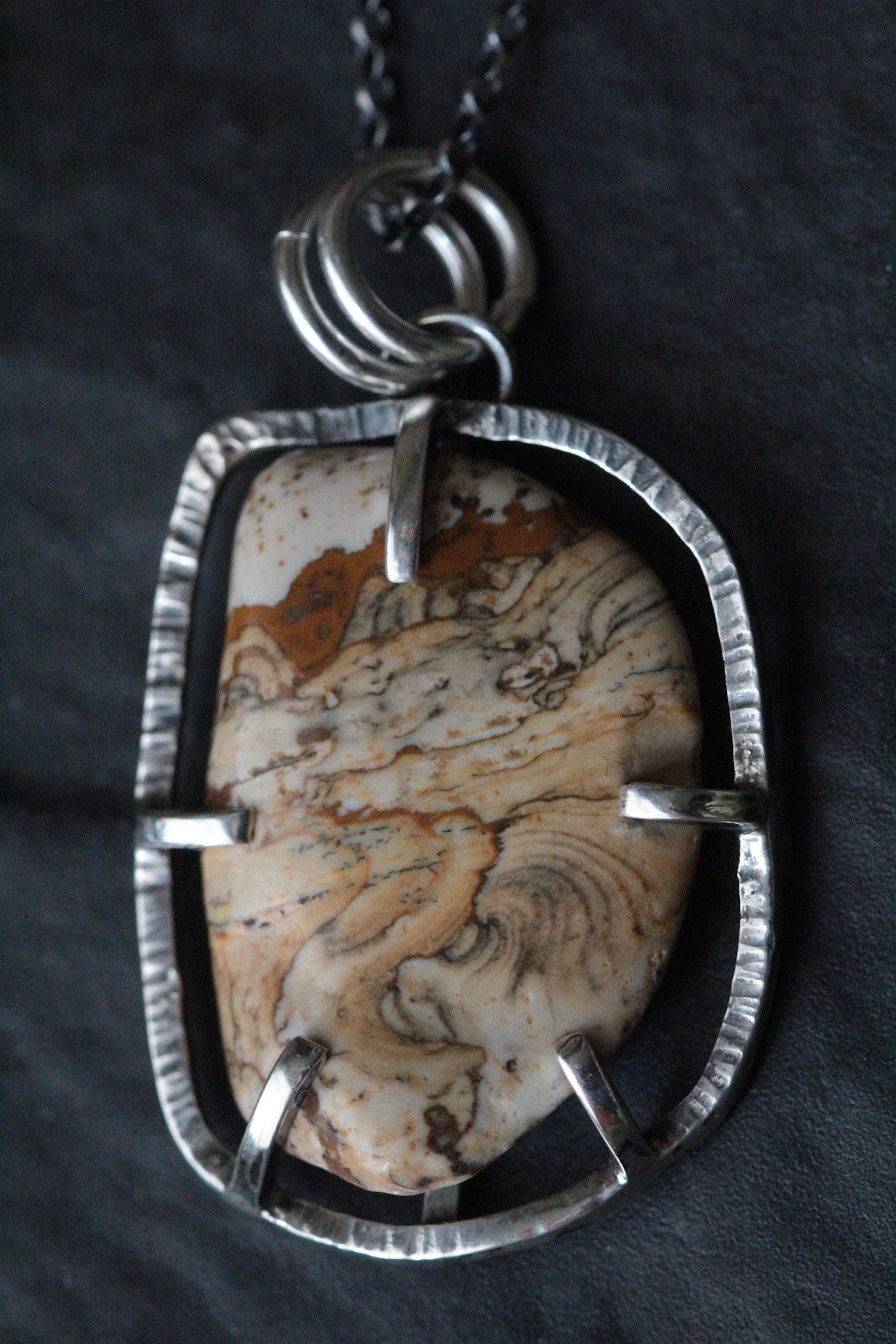 Clouded Canyon Necklace w/ Scenic Jasper