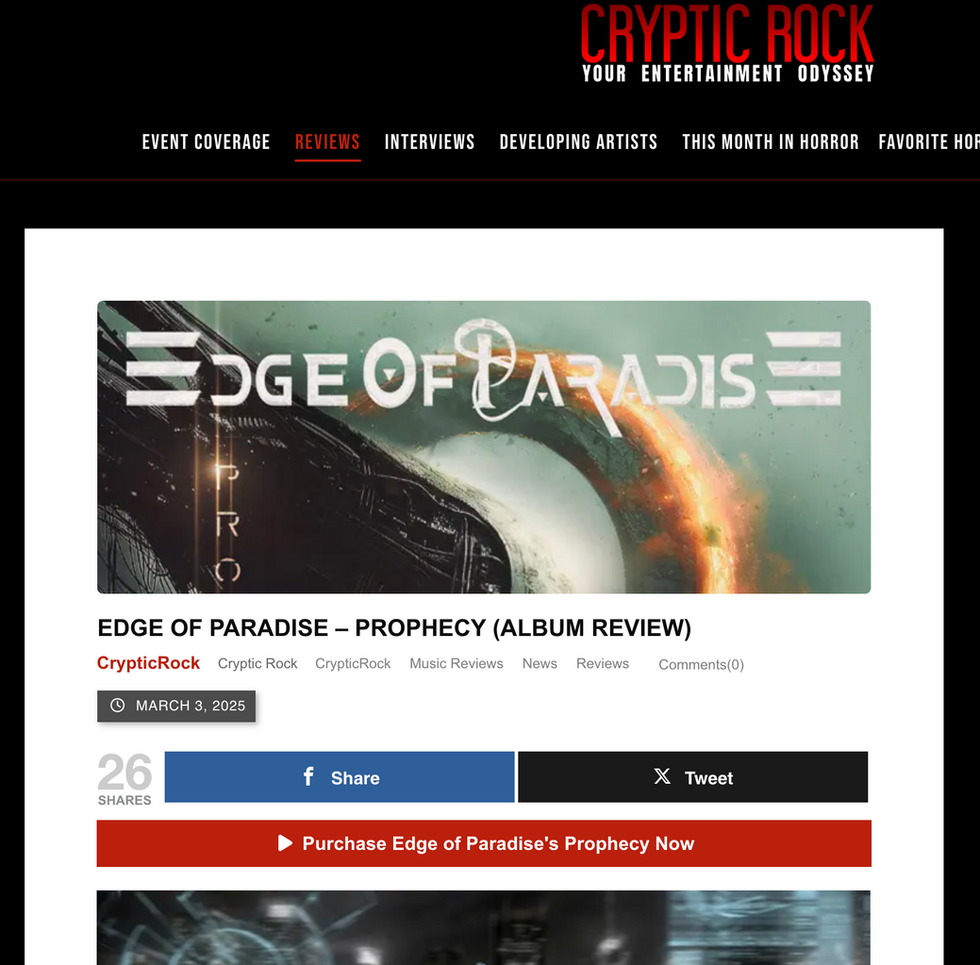 Cryptic Rock Album Review