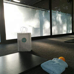 Pilates mat and gift bag