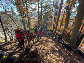 Bergrettung OÖ unterstützt beim Waldbrand in NÖ