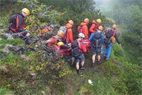Sommergroßübung des Bergrettungsdienst Bad Goisern