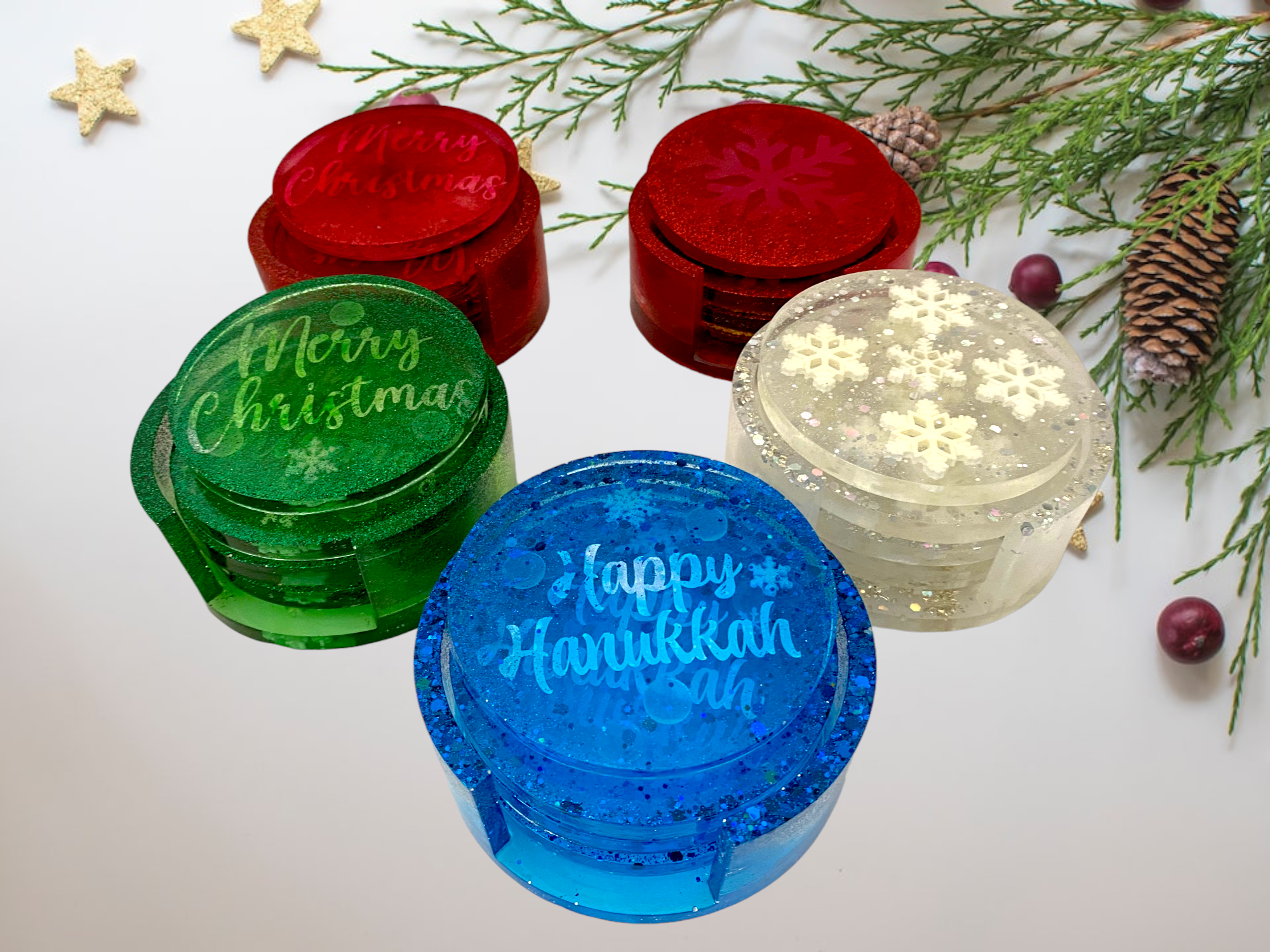 Holiday Coasters