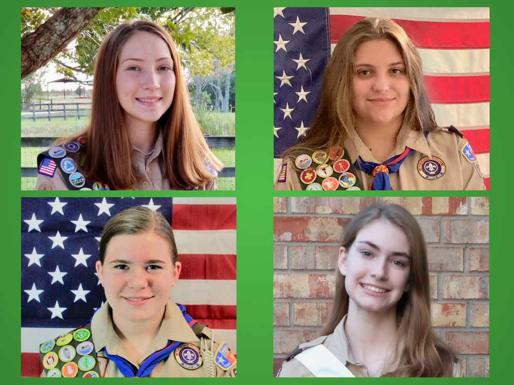Katy First Female Eagle Scouts
