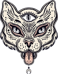 Cat with Third Eye