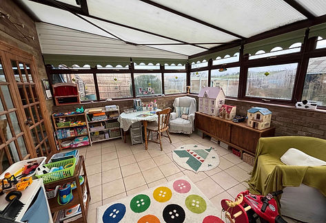 An organised playroom.