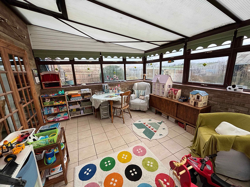 An organised playroom