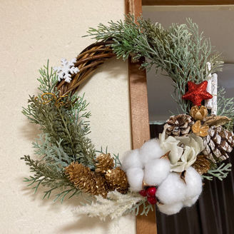 12/14(土)はどにちWITH Vol.15「ママのためのクリスマスリース作り」です