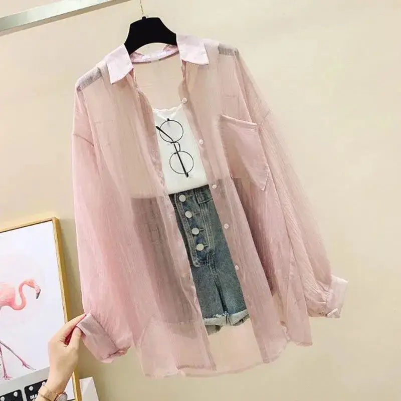 Thumbnail: Elegant Thin Chiffon Blouse