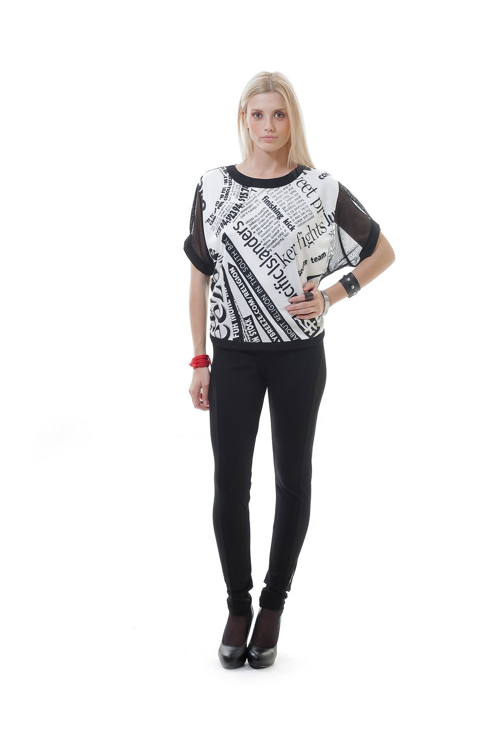Thumbnail: Sheer Back Print Top