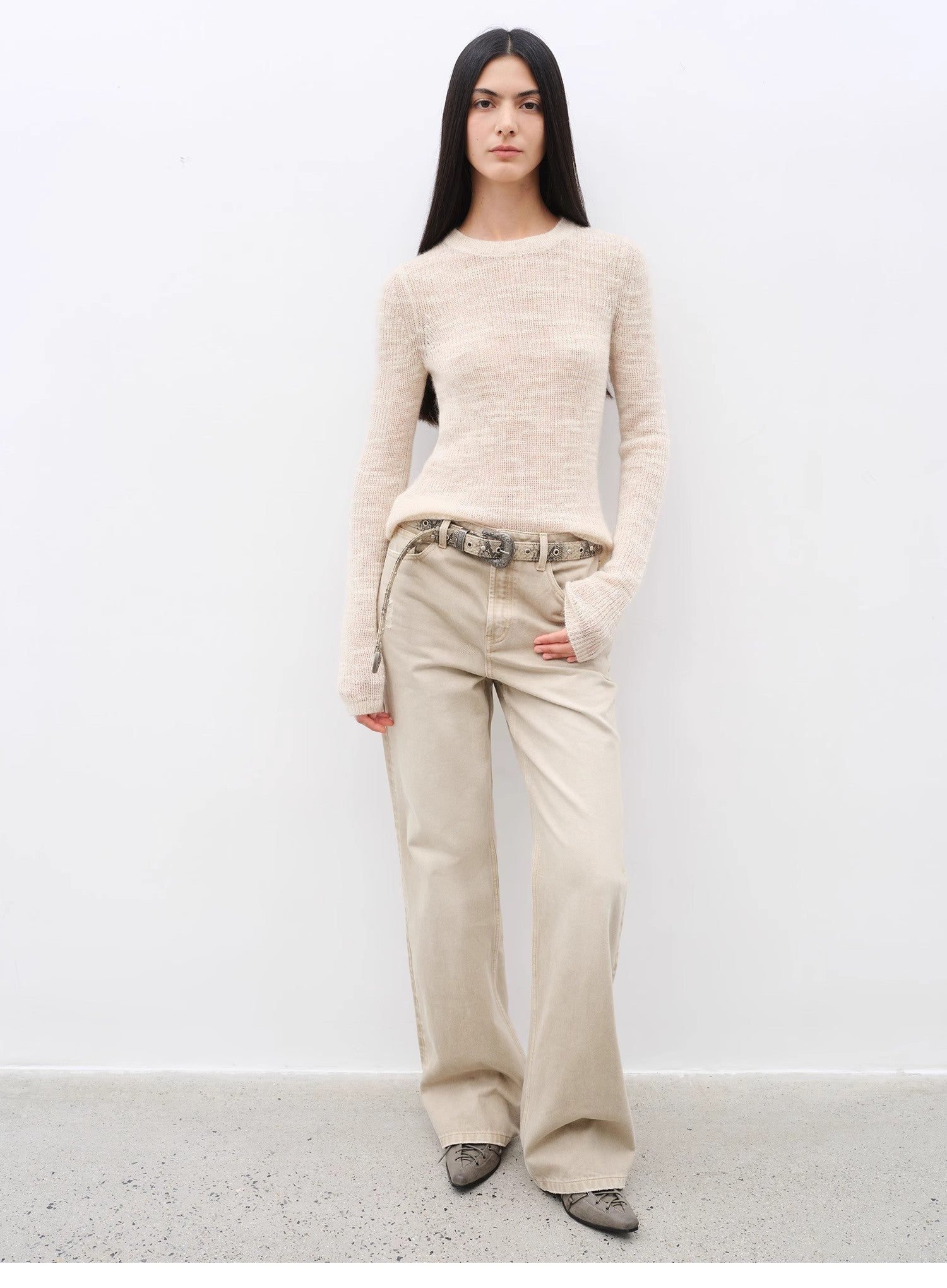 Slim-Fit Flared Jeans